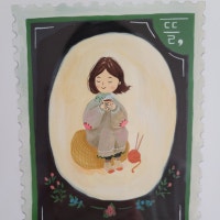 뜰:) 코바늘손뜨개